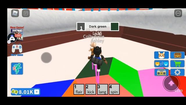 Playing roblox Color Block + I'm Streaming On My Old Android Not My iPhone смотреть онлайн