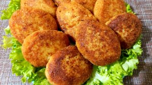 КОТЛЕТЫ ИЗ РЫБНОЙ КОНСЕРВЫ С КАРТОШКОЙ.