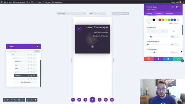 How to Design Business Cards with Flip Animation on Click to Showcase Your Team in Divi смотреть онлайн