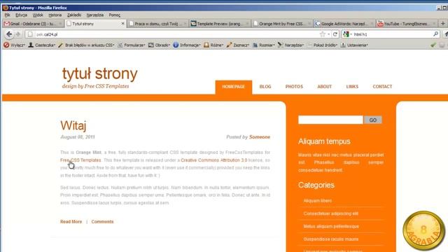 Jak ustawić poprawne kodowanie stron, utf-8, iso..? [Tworzenie stron www cz. 2] смотреть онлайн