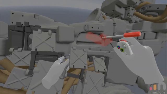 Radar mech VR sculpting timelapse with Adobe Medium смотреть онлайн