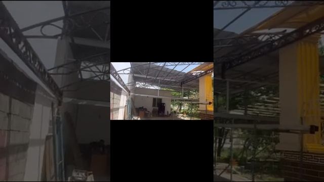 навес поликарбонат