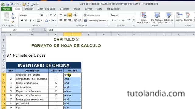 Excel 2010: 3.1 Formato de Celdas смотреть онлайн