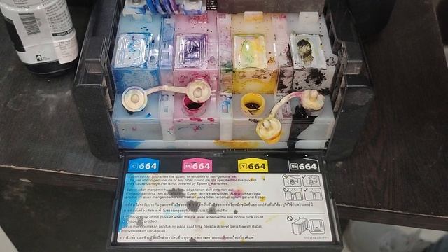How To Refill Ink Epson Printer L360/L110/L300/L310 || Epson L360 Ink Refill
