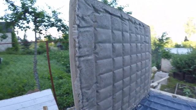 Своими ? ФОРМА для тротуарной плитки с рисунком в квадратик.Бруски,целлофан+дорожная сетка=ДЁШЕВО! смотреть онлайн