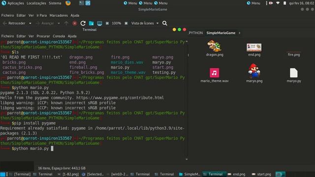 Jogo do super mario feito em python! Aprenda a fazer смотреть онлайн