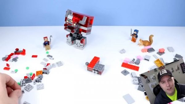 LEGO Minecraft DungeonsThe Redstone Battle Monstrosity Build Review