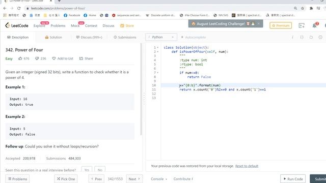 Leetcode solving power of four and power of three (python) смотреть онлайн