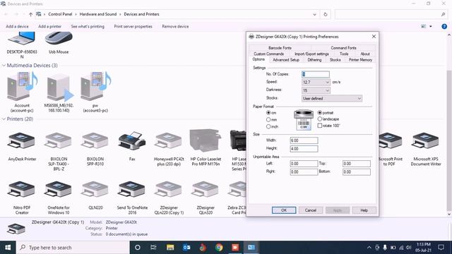 How To Change Zebra Gk420T Barcode Printer Label Size | Zebra Barcode Printer смотреть онлайн