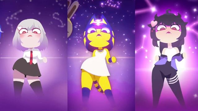 최면술 Vs Ankha Vs Howcow Dance Battle #최면술 #howcow #ankha