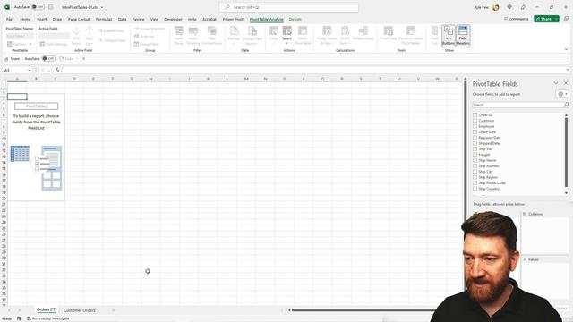 Introduction to Creating Excel PivotTables - Part 1 смотреть онлайн