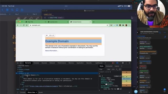 Day 1 HTML & CSS Rendering Frontend смотреть онлайн