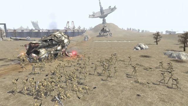 Can Clones Hold the WALL vs Droid INVASION!? - Men of War: Star Wars Mod Battle Simulator смотреть онлайн