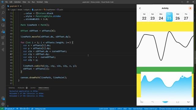 Lets build a Fitness Tracker app with Flutter - Part 4 смотреть онлайн