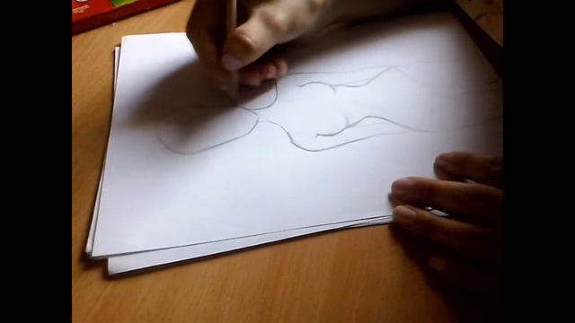 Рисуем аниме-девушку. Часть 1. смотреть онлайн