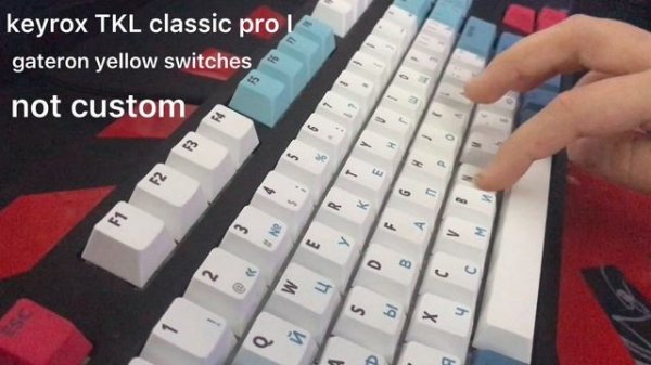 Keyboard test red square keyrox TKL classic pro I