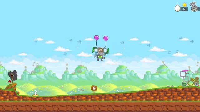 Angry Birds Classic Shockwave Bomb in Red's Mighty Feathers (Egg Defender) levels (Showcase) [1080p смотреть онлайн