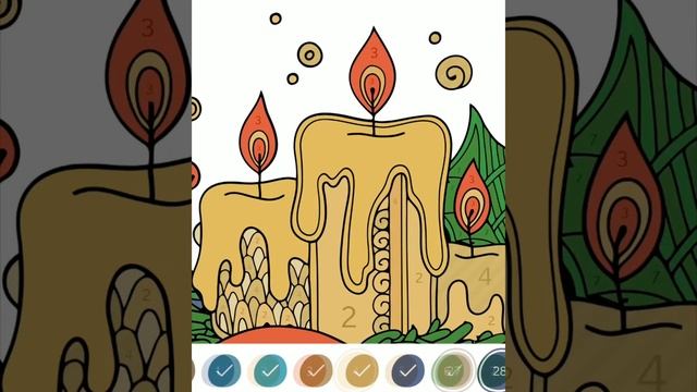 No.Paint Intro | Merry Christmas |Colors by number App смотреть онлайн