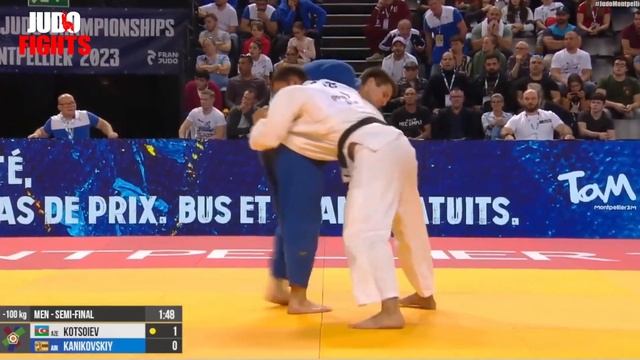 Zelym KOTSOIEV (AZR) v Matvey KANIKOVSKIY (RUS) -100KG [ European Championships Individuals 2023 ] смотреть онлайн