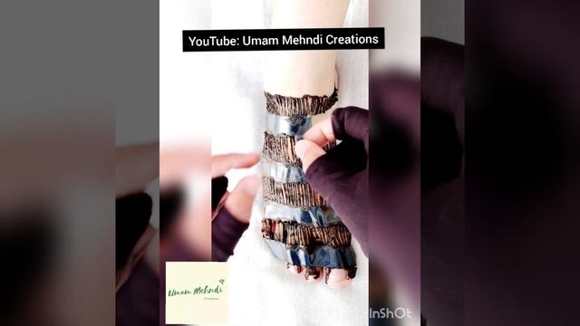 Simple Leg/Feet Henna Mehndi Design. #mehndi #shortvideo смотреть онлайн