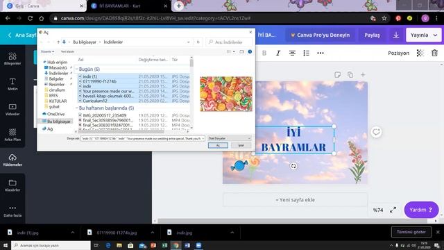 canva ile kart yapımı смотреть онлайн