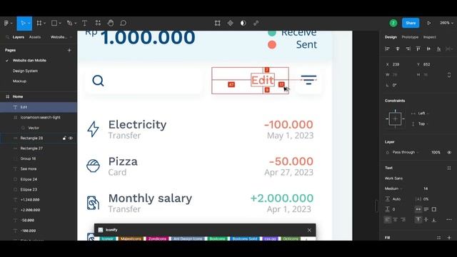 Figma Speed Art #4 | Create Money Tracker App from scratch смотреть онлайн