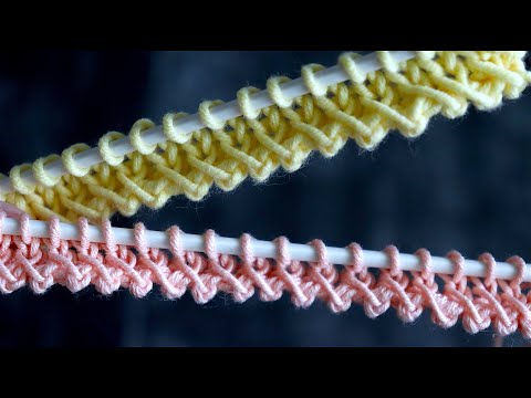 НЕОБЫЧНЫЙ наборный край СПИЦАМИ. MUST HAVE. Мастер-класс смотреть онлайн