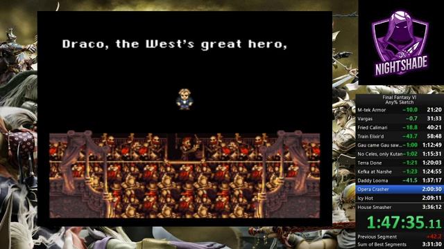 Final Fantasy 6 Any% Sketch in 3:34:56 смотреть онлайн