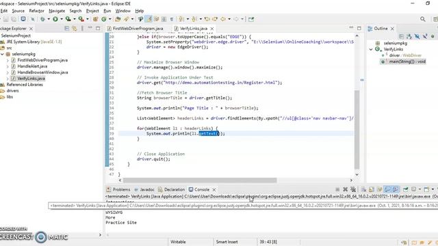 How to verify links in Selenium? смотреть онлайн
