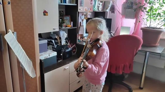 9 этюд Комаровский А. на скрипке смотреть онлайн