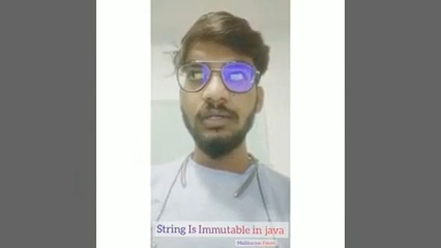 String Is immutable in java By (Mallikarjun Chanbas Fatate) смотреть онлайн