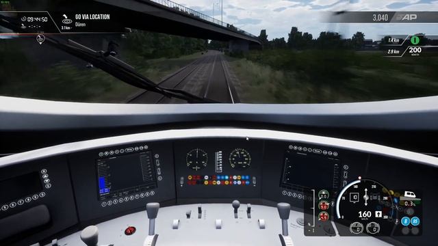 ICE to Meet You - Schnellfahrstrecke Köln-Aachen - BR406 ICE3M - Train Sim World 2 - V2 смотреть онлайн