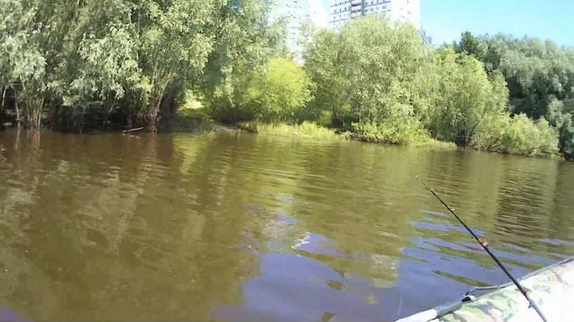 Обзор рыбных мест 10 07 2019 г №14 р Иртыш г Омск Рыбалка спининнгом, , тролиннг, СРЗ 2 смотреть онлайн
