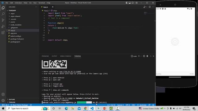 React Native #6 | main function execution | function type смотреть онлайн