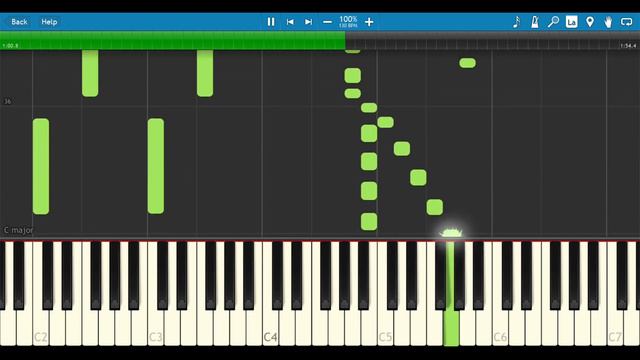 Passacaglia (Handel Halvorsen) piano tutorial - Easy for beginners смотреть онлайн