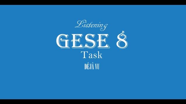 GESE 8 Trinity Listening B2 - Unexplained Phenomena and Events - Déjà Vu смотреть онлайн