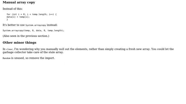 Code Review: Array implementation of Java Stack (4 Solutions!!) смотреть онлайн