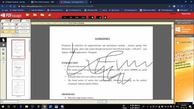 How to edit pdf document and convert a pdf document to word | free in Tamil (2023)| Master Technica смотреть онлайн