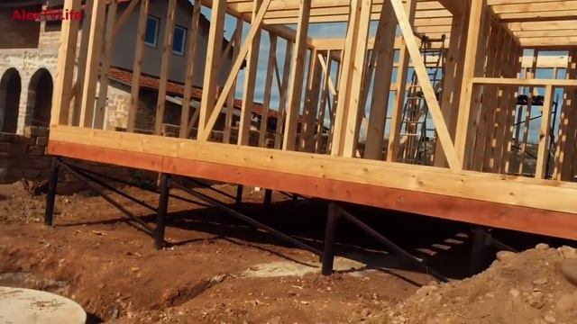 2-ух ЭТАЖНЫЙ ДОМ каркасник/ межэтажное перекрытие / нужен ли ригель и если нужен то где/ смотреть онлайн