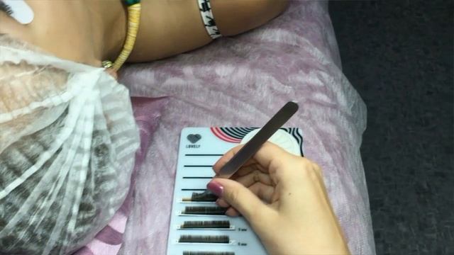 Планшет для ресниц Lovely № 1 для наращивания ресниц (обзор материалов для наращивания ресниц) смотреть онлайн