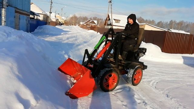 Самодельный мини погрузчик