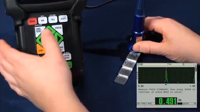 38DL PLUS Zero & Calibrate a Thru-Coat Probe смотреть онлайн