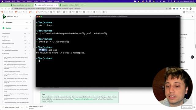 Como implantar e configurar cluster Kubernets na cloud do Linode! смотреть онлайн