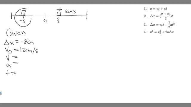 An object moving with uniform acceleration has a velocity of 12.0 cm/s in the positive x-direction смотреть онлайн