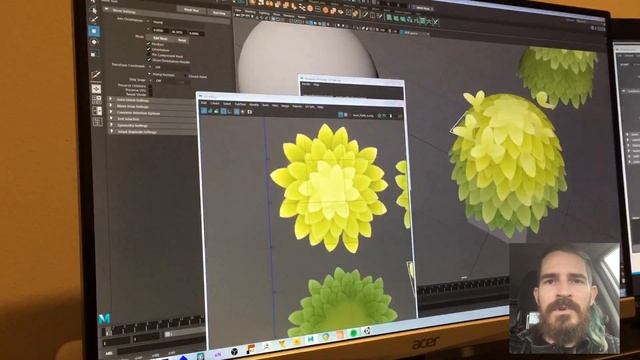Fluffy Stylized Foliage - 3D Game Modeling Maya