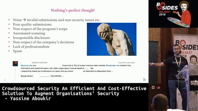 BSides Belfast 2018: Crowdsourced Security by Yassine Aboukir смотреть онлайн