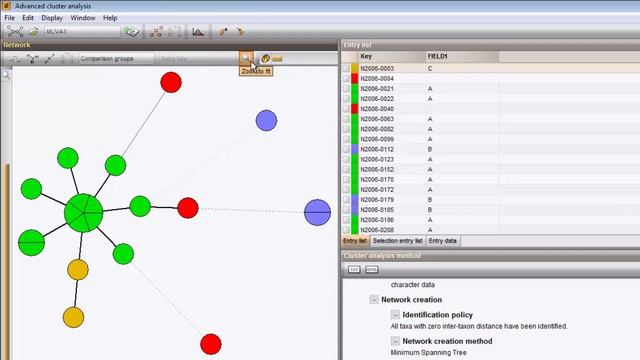 Create a minimum spanning tree based on MLVA/VNTR data (BioNumerics 7.6) смотреть онлайн