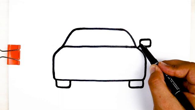 How to draw Car for kids | Bolalar uchun Mashina rasm chizish | Рисование автомобиль для детей смотреть онлайн