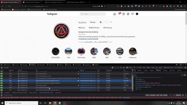 Hacking Instagram - Using DevTools to extract data for OSINT/SOCMINT