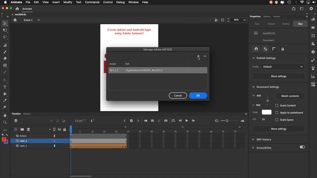 Set Up to publish IOS and Android Apps with Adobe Animate смотреть онлайн